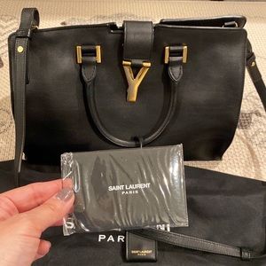 YSL classic Y leather handbag